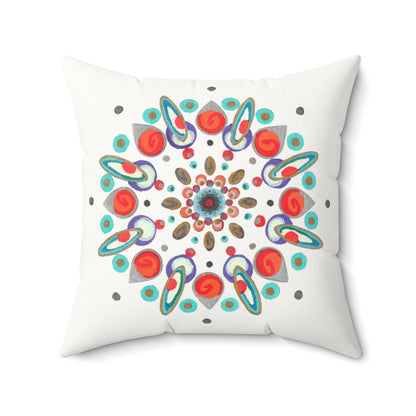 Inner Eye by breathemovedivine Faux Suede Decorative Pillow