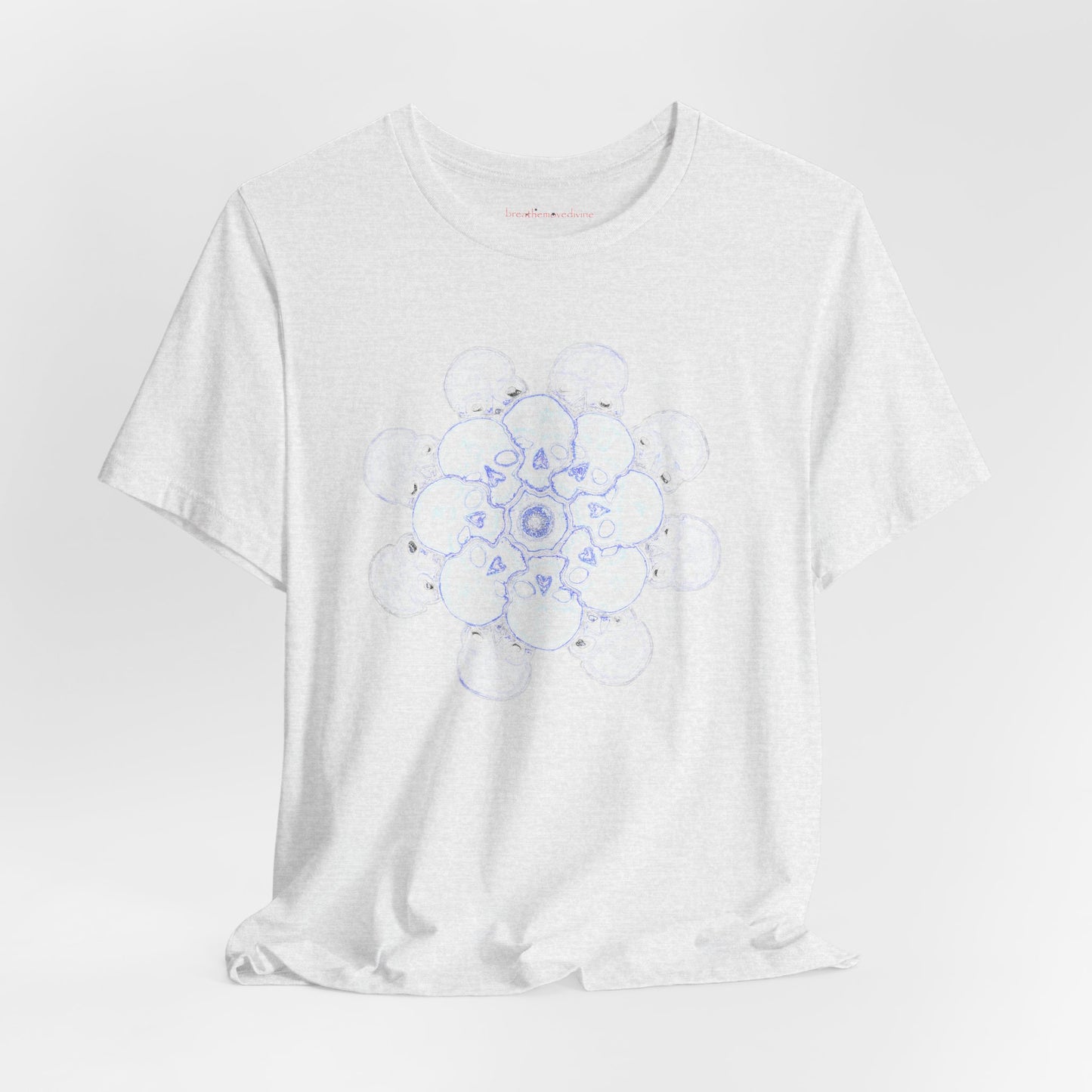 Flowers for Me by breathemovedivine Vibrant Mandala Unisex Jersey Short Sleeve Tee - Bohemian Vibes