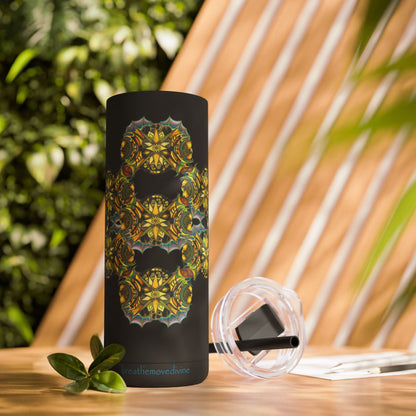 Copy of Creature by breathemovedivine Pattern 20oz Skinny Matte Tumbler - breathemovedivine