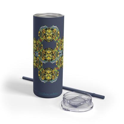 Copy of Creature by breathemovedivine Pattern 20oz Skinny Matte Tumbler - breathemovedivine