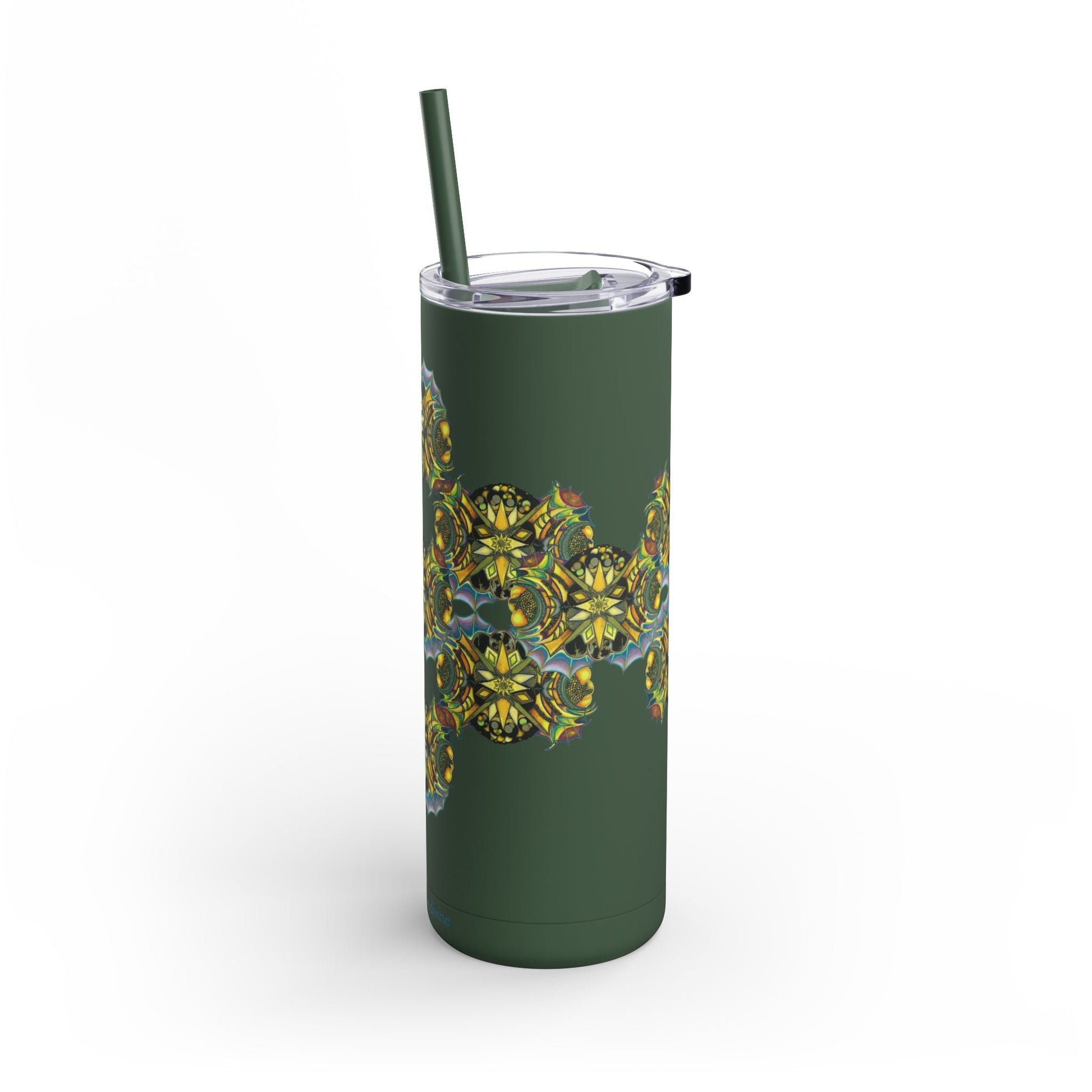Copy of Creature by breathemovedivine Pattern 20oz Skinny Matte Tumbler - breathemovedivine