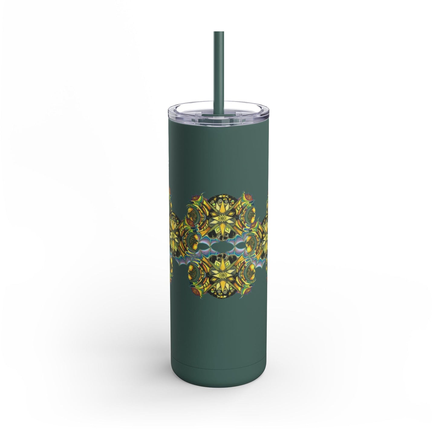 Copy of Creature by breathemovedivine Pattern 20oz Skinny Matte Tumbler - breathemovedivine