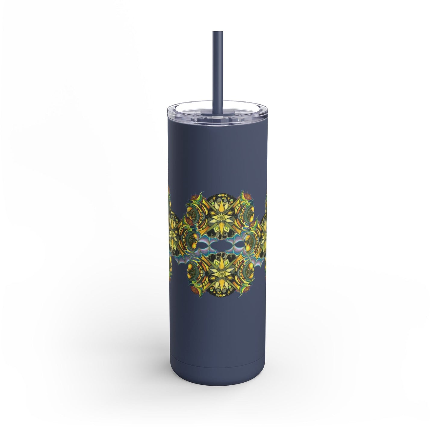 Copy of Creature by breathemovedivine Pattern 20oz Skinny Matte Tumbler - breathemovedivine