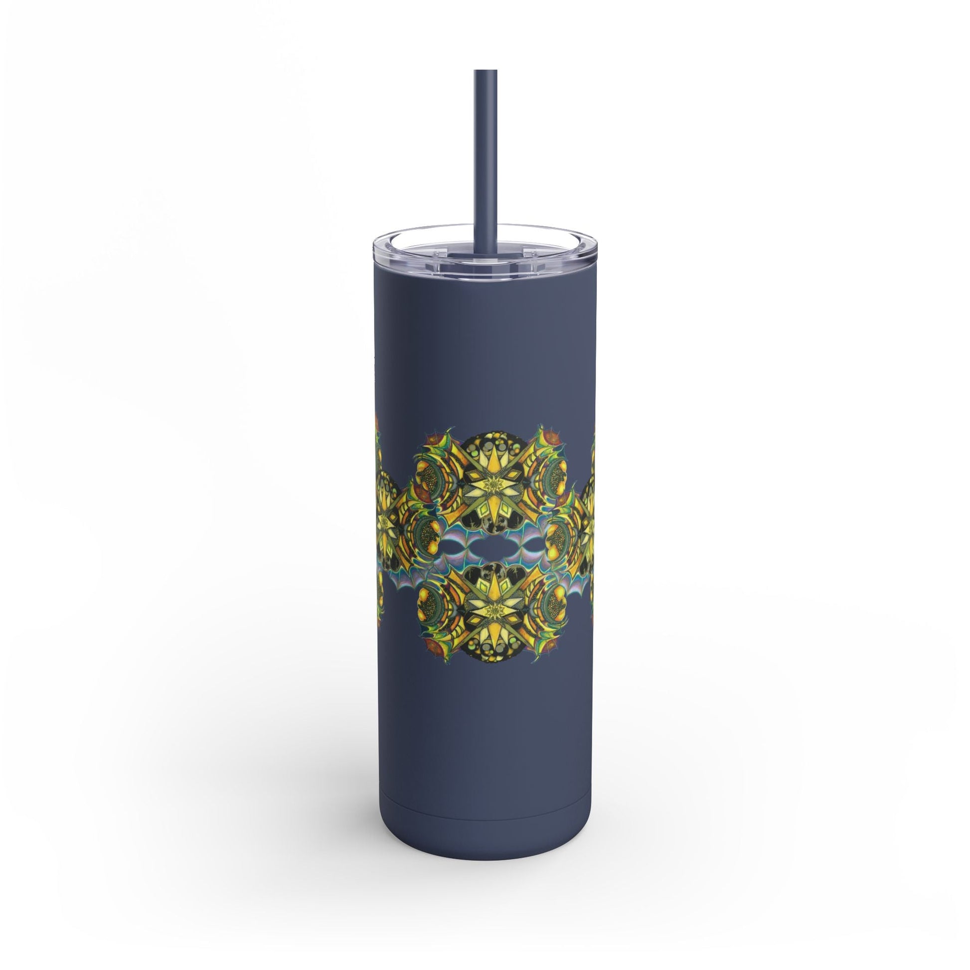 Copy of Creature by breathemovedivine Pattern 20oz Skinny Matte Tumbler - breathemovedivine