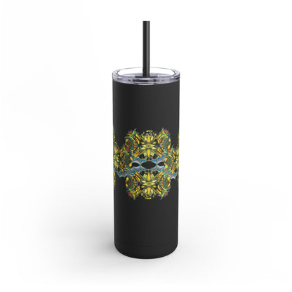 Copy of Creature by breathemovedivine Pattern 20oz Skinny Matte Tumbler - breathemovedivine