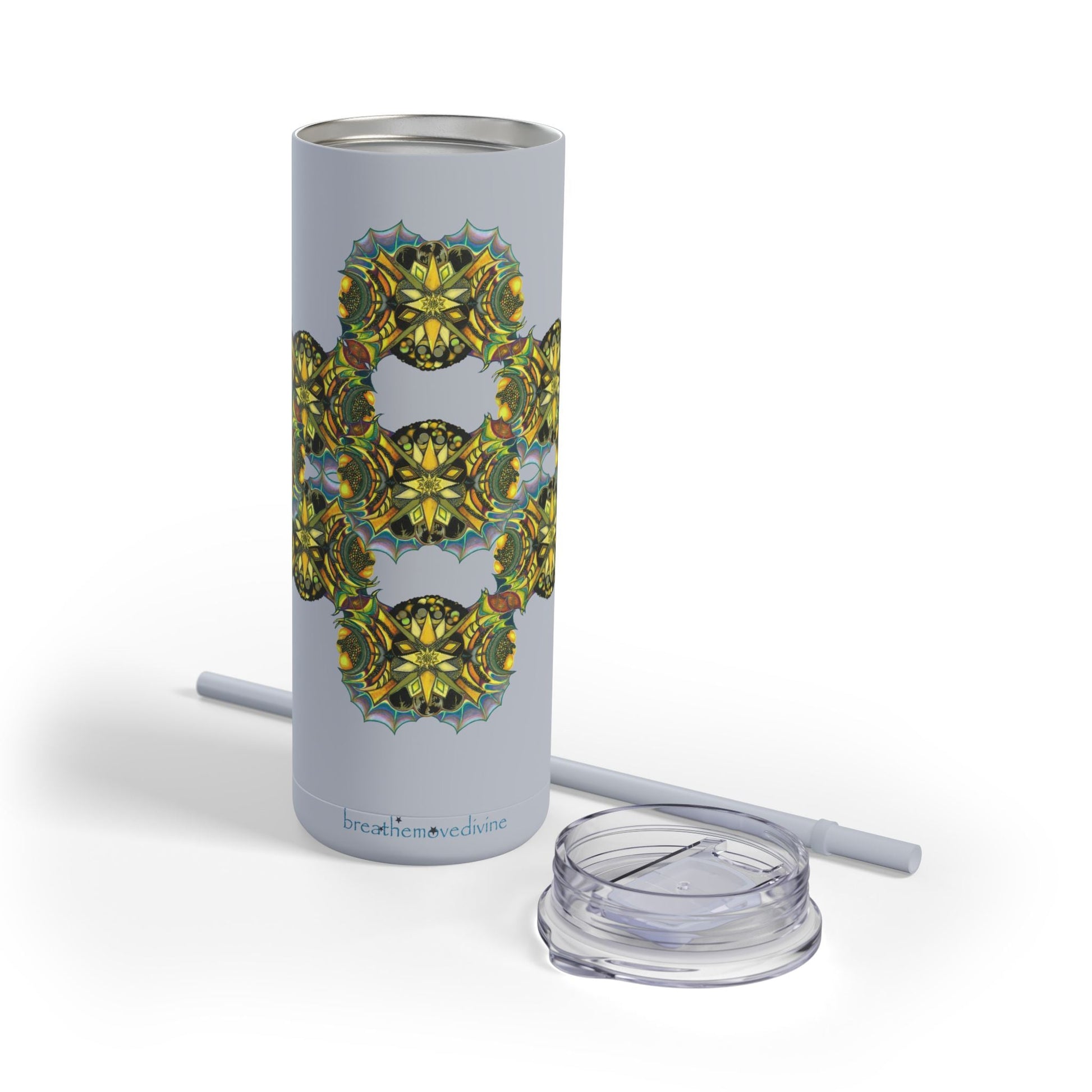 Copy of Creature by breathemovedivine Pattern 20oz Skinny Matte Tumbler - breathemovedivine