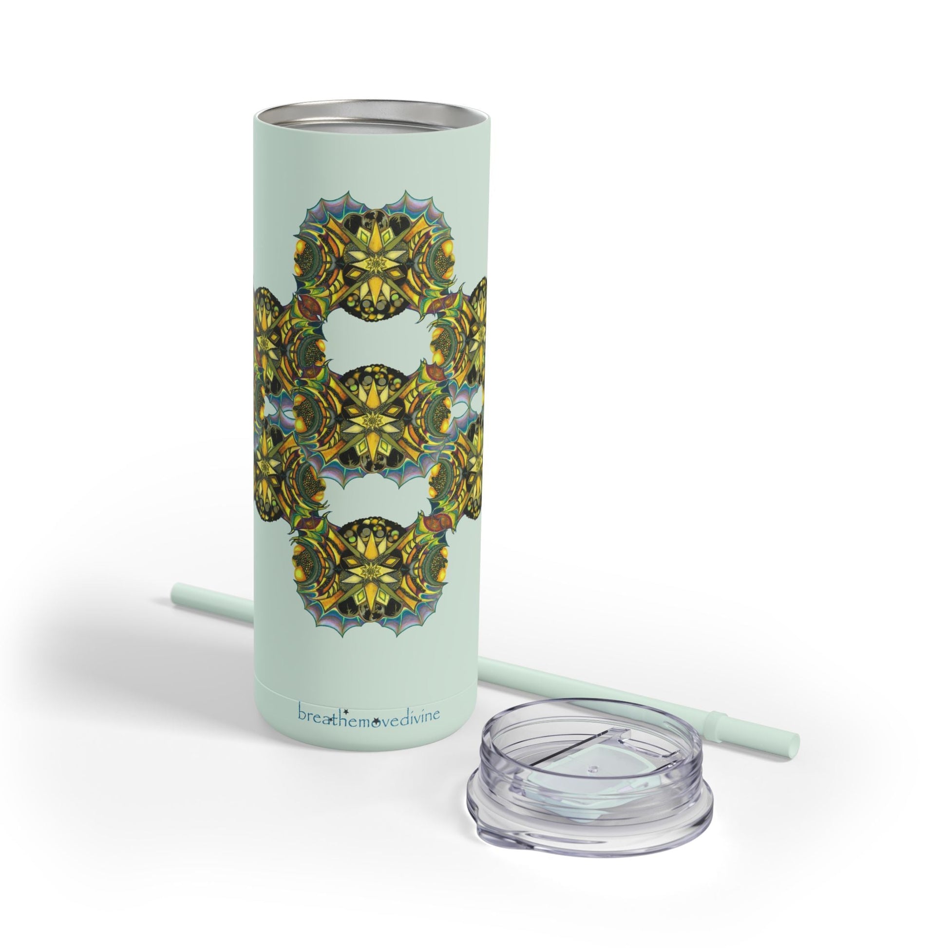 Copy of Creature by breathemovedivine Pattern 20oz Skinny Matte Tumbler - breathemovedivine