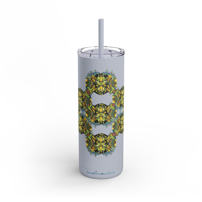 Copy of Creature by breathemovedivine Pattern 20oz Skinny Matte Tumbler - breathemovedivine