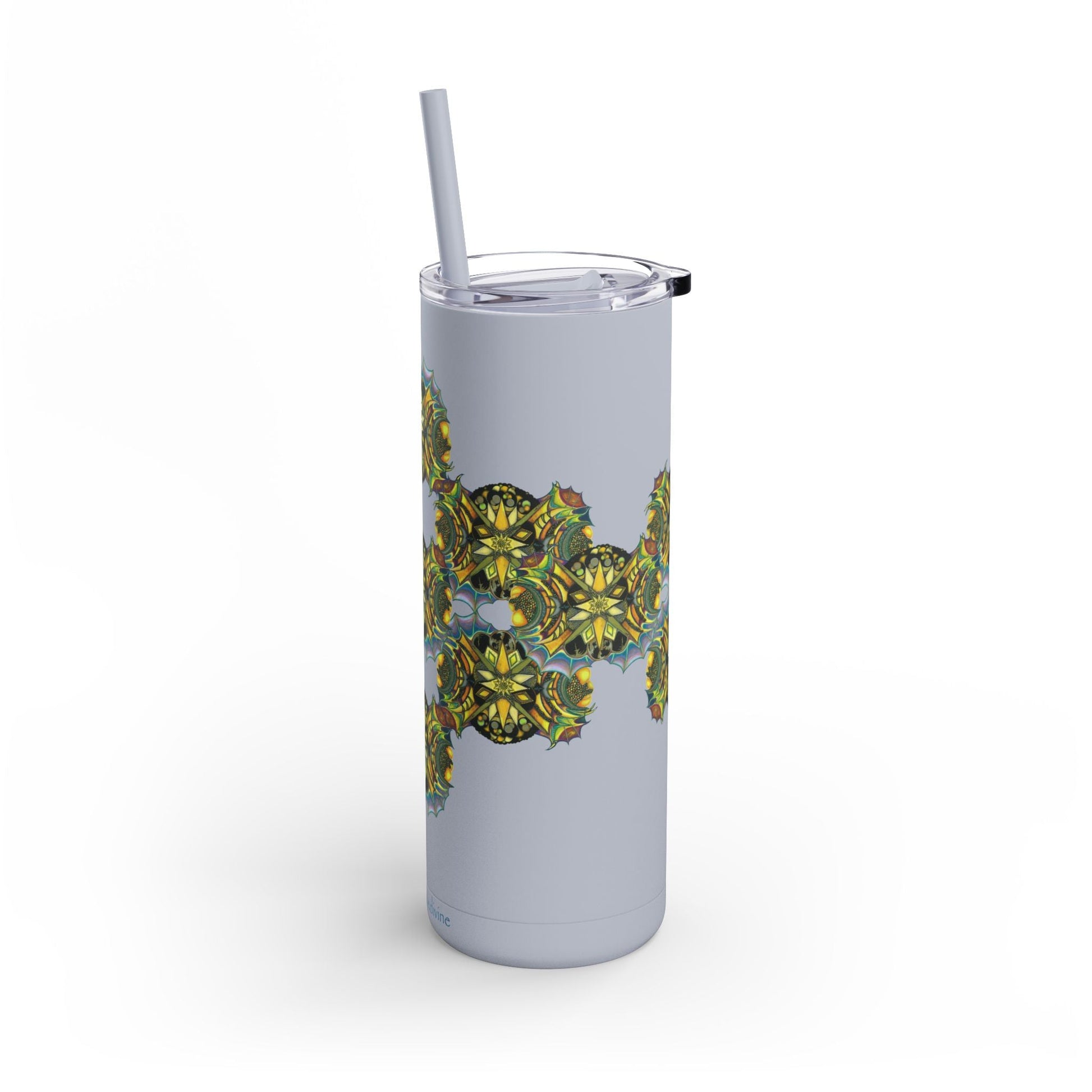 Copy of Creature by breathemovedivine Pattern 20oz Skinny Matte Tumbler - breathemovedivine