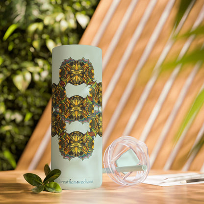Copy of Creature by breathemovedivine Pattern 20oz Skinny Matte Tumbler - breathemovedivine