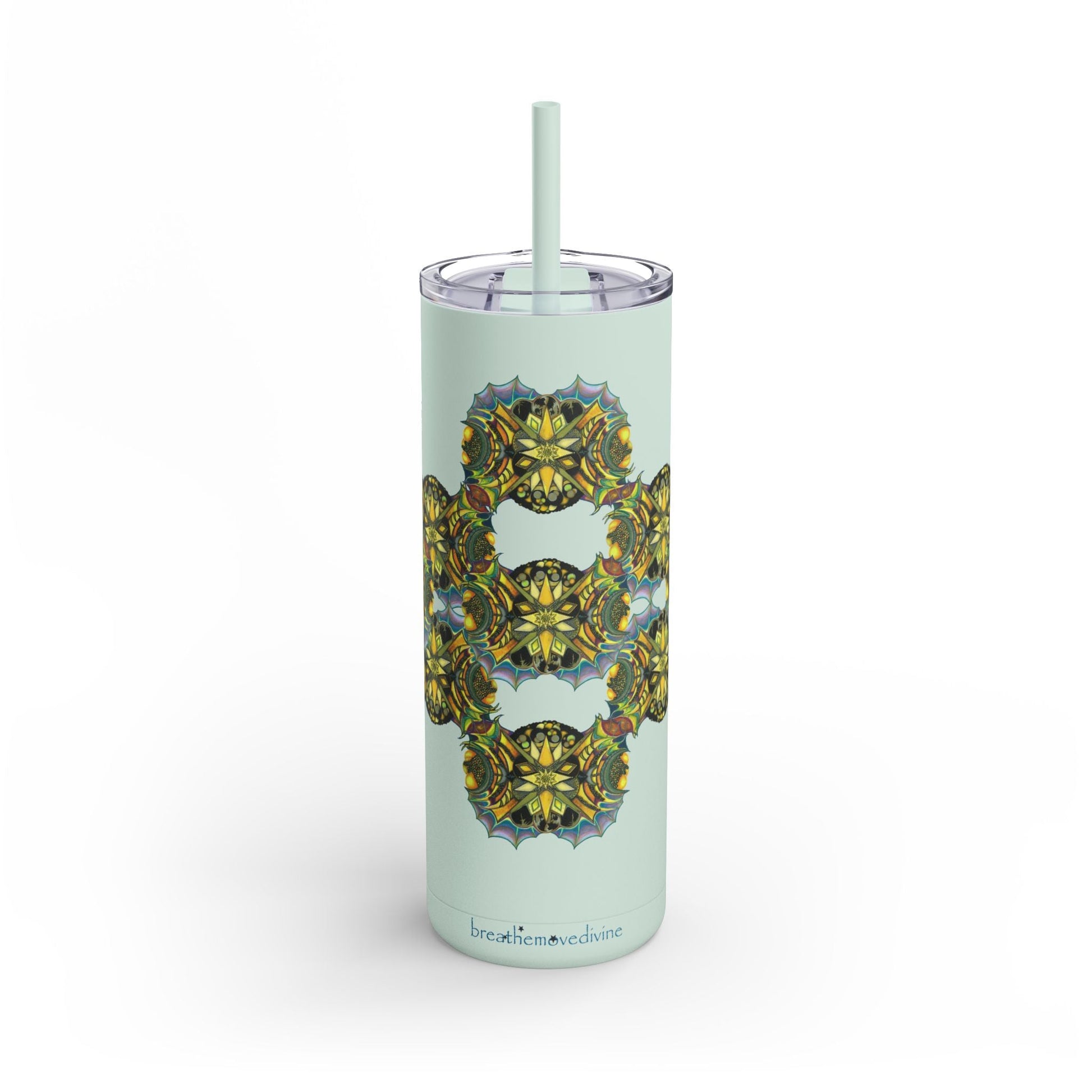 Copy of Creature by breathemovedivine Pattern 20oz Skinny Matte Tumbler - breathemovedivine