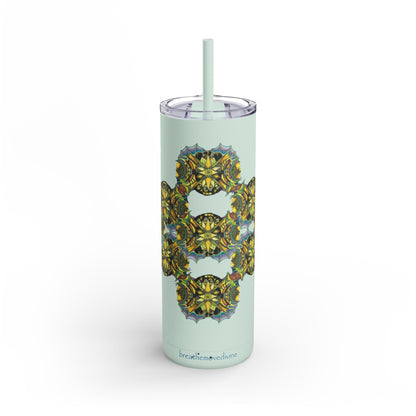 Copy of Creature by breathemovedivine Pattern 20oz Skinny Matte Tumbler - breathemovedivine