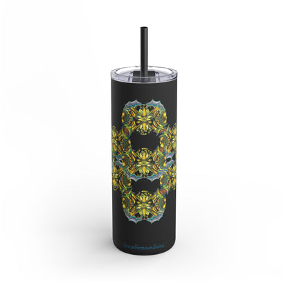 Copy of Creature by breathemovedivine Pattern 20oz Skinny Matte Tumbler - breathemovedivine