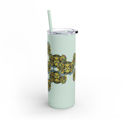 Copy of Creature by breathemovedivine Pattern 20oz Skinny Matte Tumbler - breathemovedivine