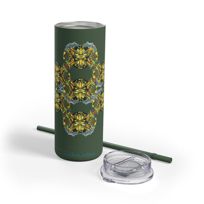 Copy of Creature by breathemovedivine Pattern 20oz Skinny Matte Tumbler - breathemovedivine