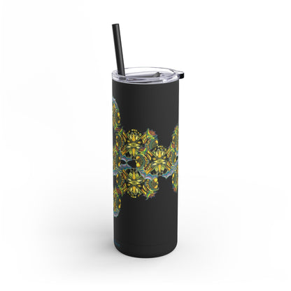 Copy of Creature by breathemovedivine Pattern 20oz Skinny Matte Tumbler - breathemovedivine