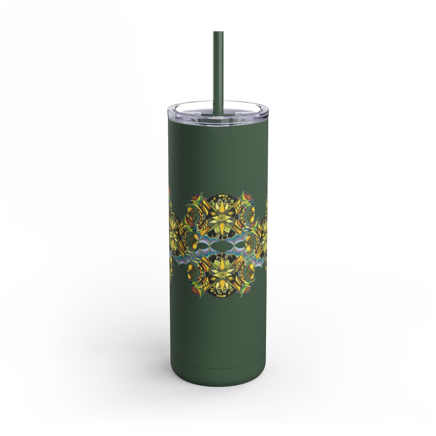 Copy of Creature by breathemovedivine Pattern 20oz Skinny Matte Tumbler - breathemovedivine