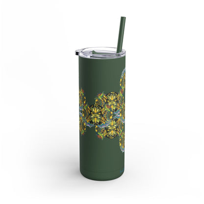 Copy of Creature by breathemovedivine Pattern 20oz Skinny Matte Tumbler - breathemovedivine