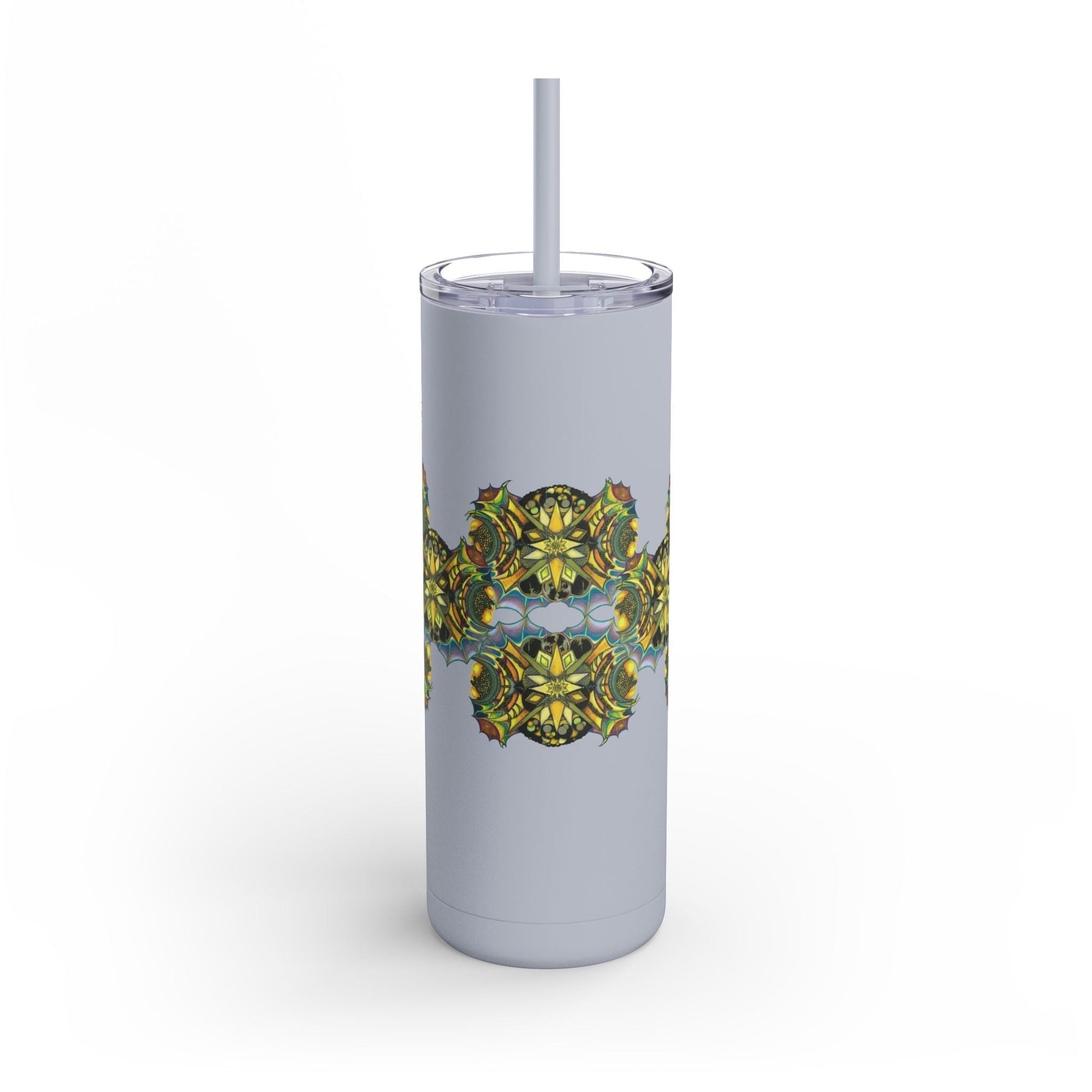 Copy of Creature by breathemovedivine Pattern 20oz Skinny Matte Tumbler - breathemovedivine