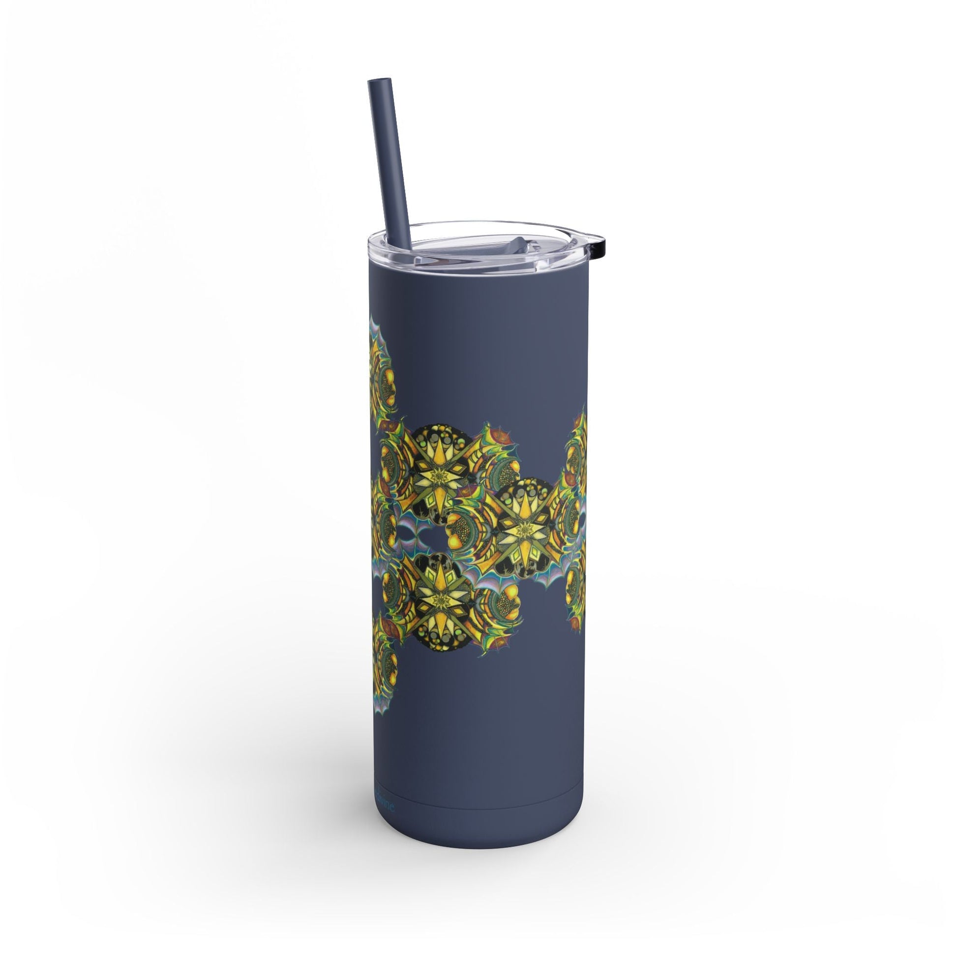 Copy of Creature by breathemovedivine Pattern 20oz Skinny Matte Tumbler - breathemovedivine
