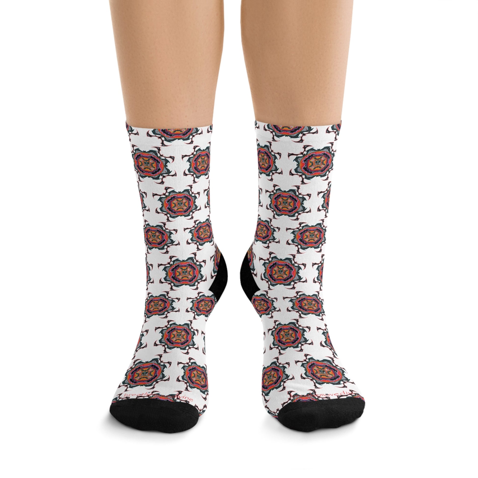 Copy of Scry by breathemovedivine Eco - Friendly Patterned Socks - breathemovedivine