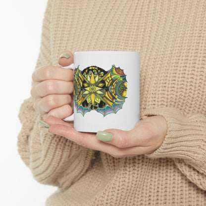 Creature by breathemovedivine Ceramic Mug, (11oz, 15oz) - breathemovedivine