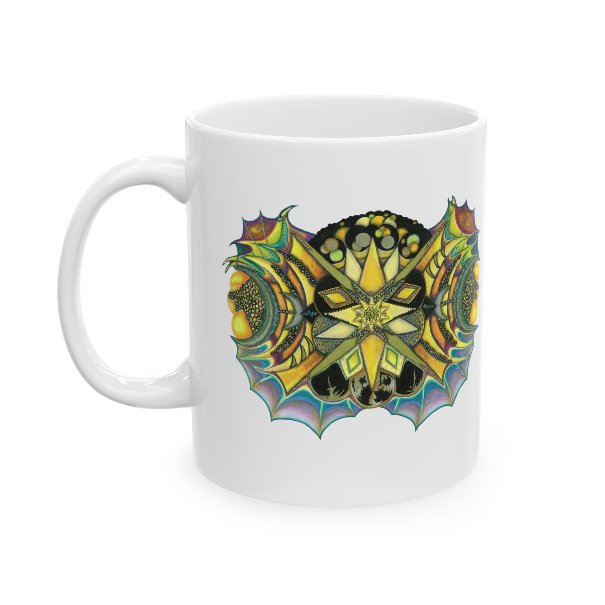 Creature by breathemovedivine Ceramic Mug, (11oz, 15oz) - breathemovedivine