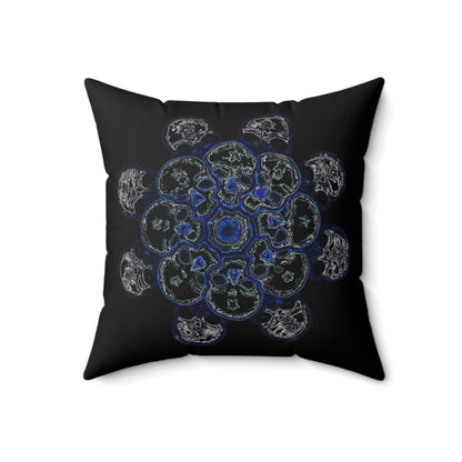Flowers for Me by breathemovedivine Faux Suede Square Pillow | Artistic Home Decor - breathemovedivine