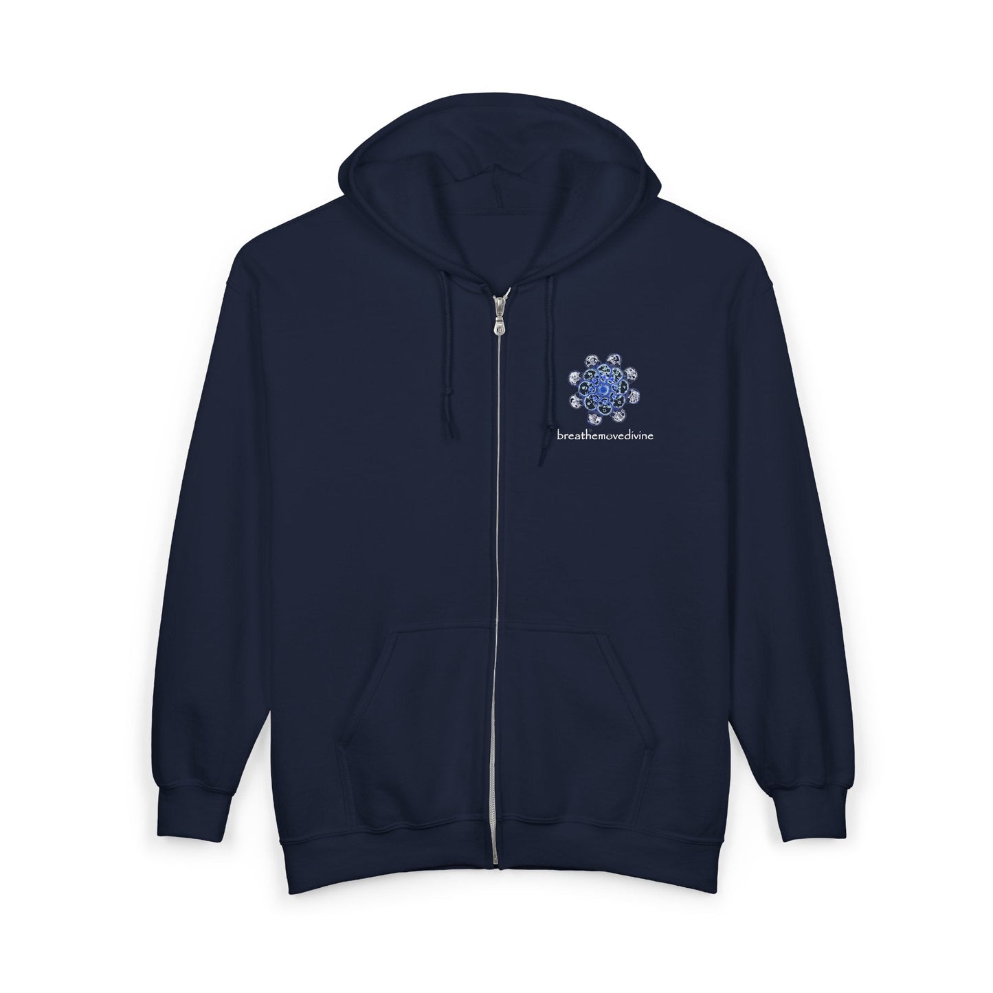 Flowers for Me by breathemovedivine Zip Up Hoodie - breathemovedivine