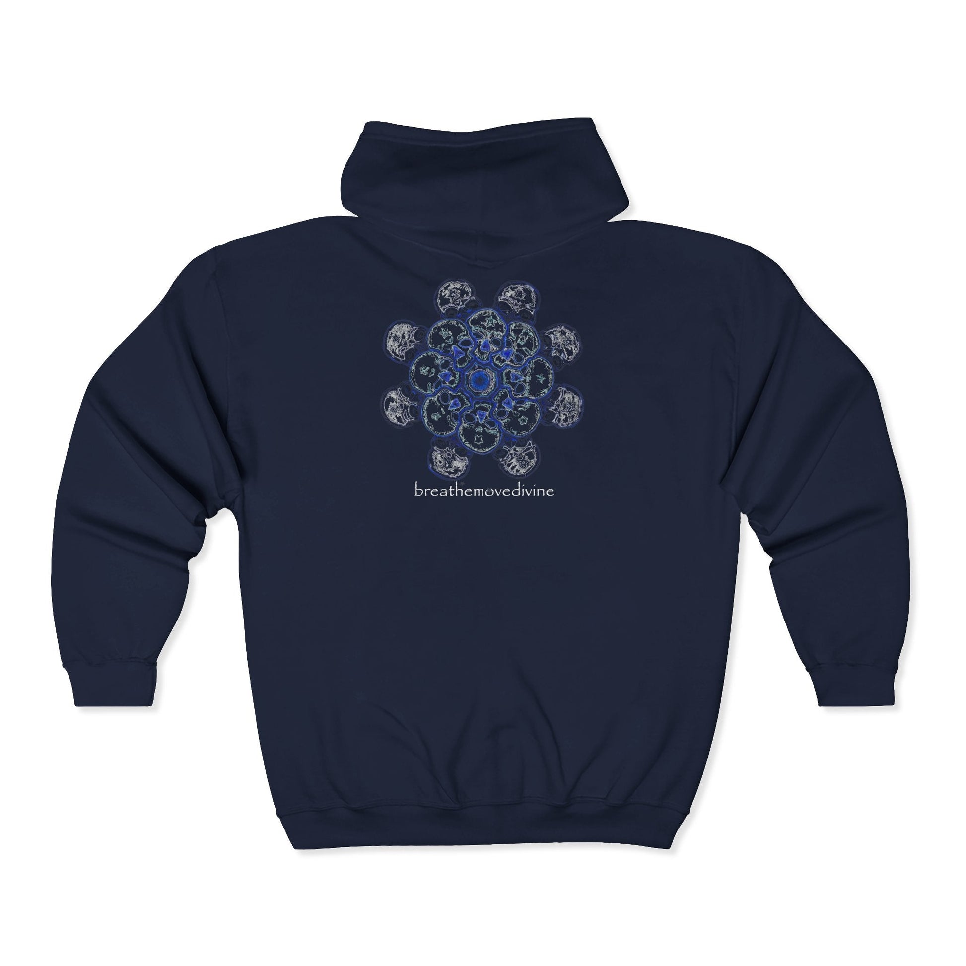 Flowers for Me by breathemovedivine Zip Up Hoodie - breathemovedivine