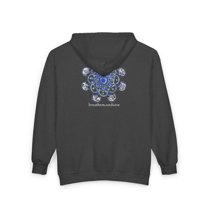 Flowers for Me by breathemovedivine Zip Up Hoodie - breathemovedivine