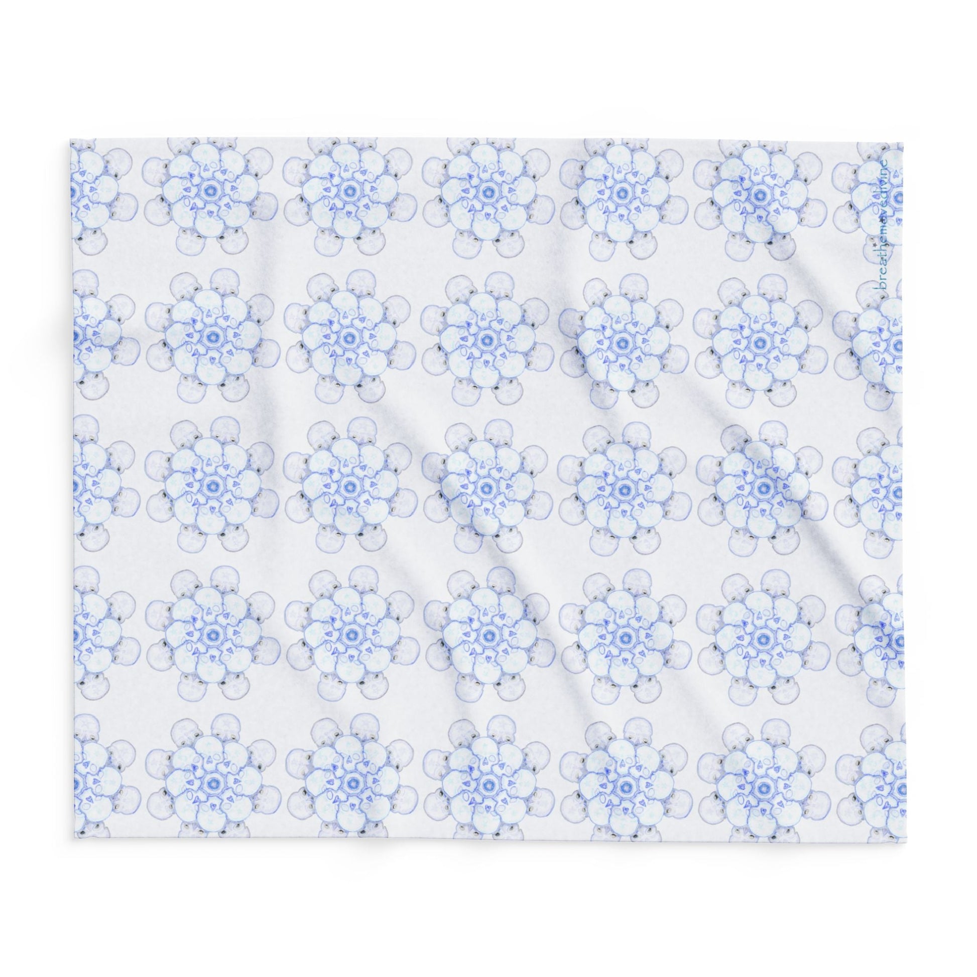 Flowers for Me Cozy Arctic Fleece Blanket | Live to Snuggle - breathemovedivine