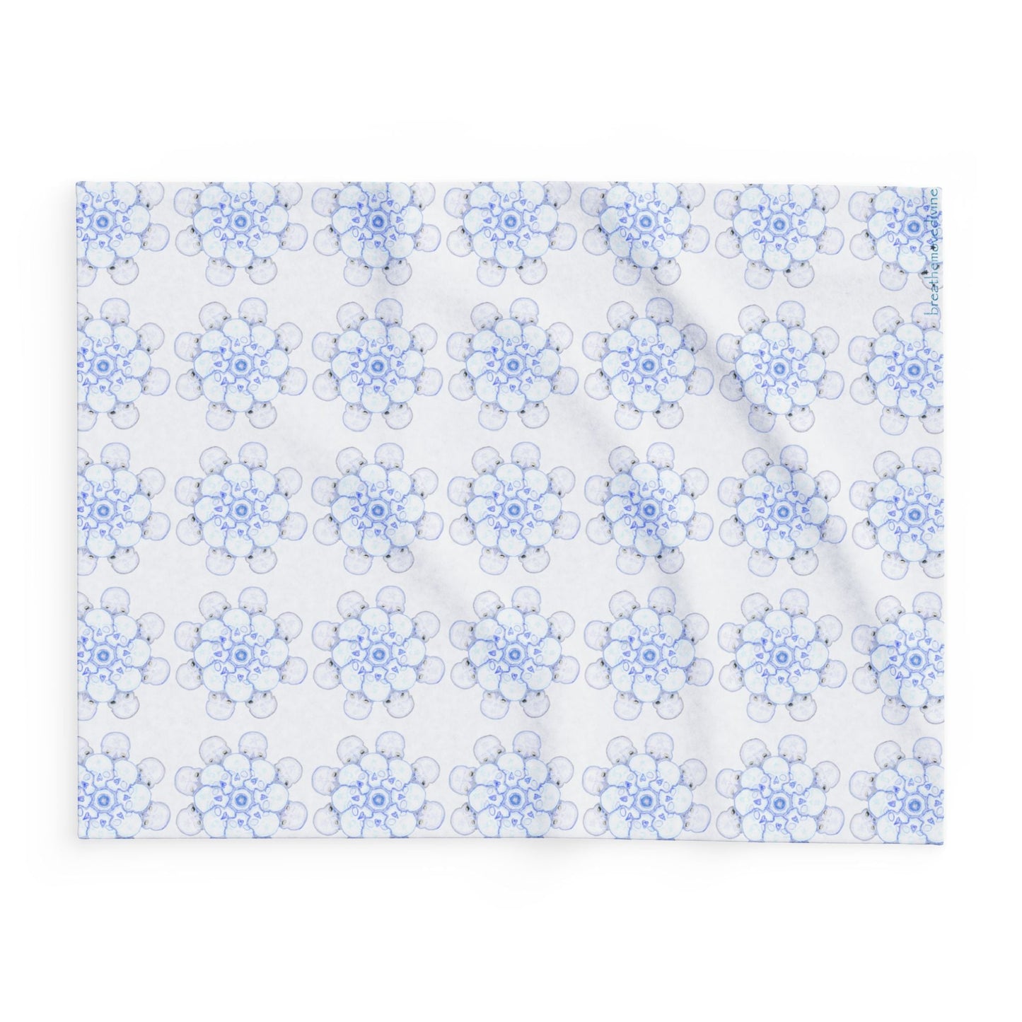 Flowers for Me Cozy Arctic Fleece Blanket | Live to Snuggle - breathemovedivine