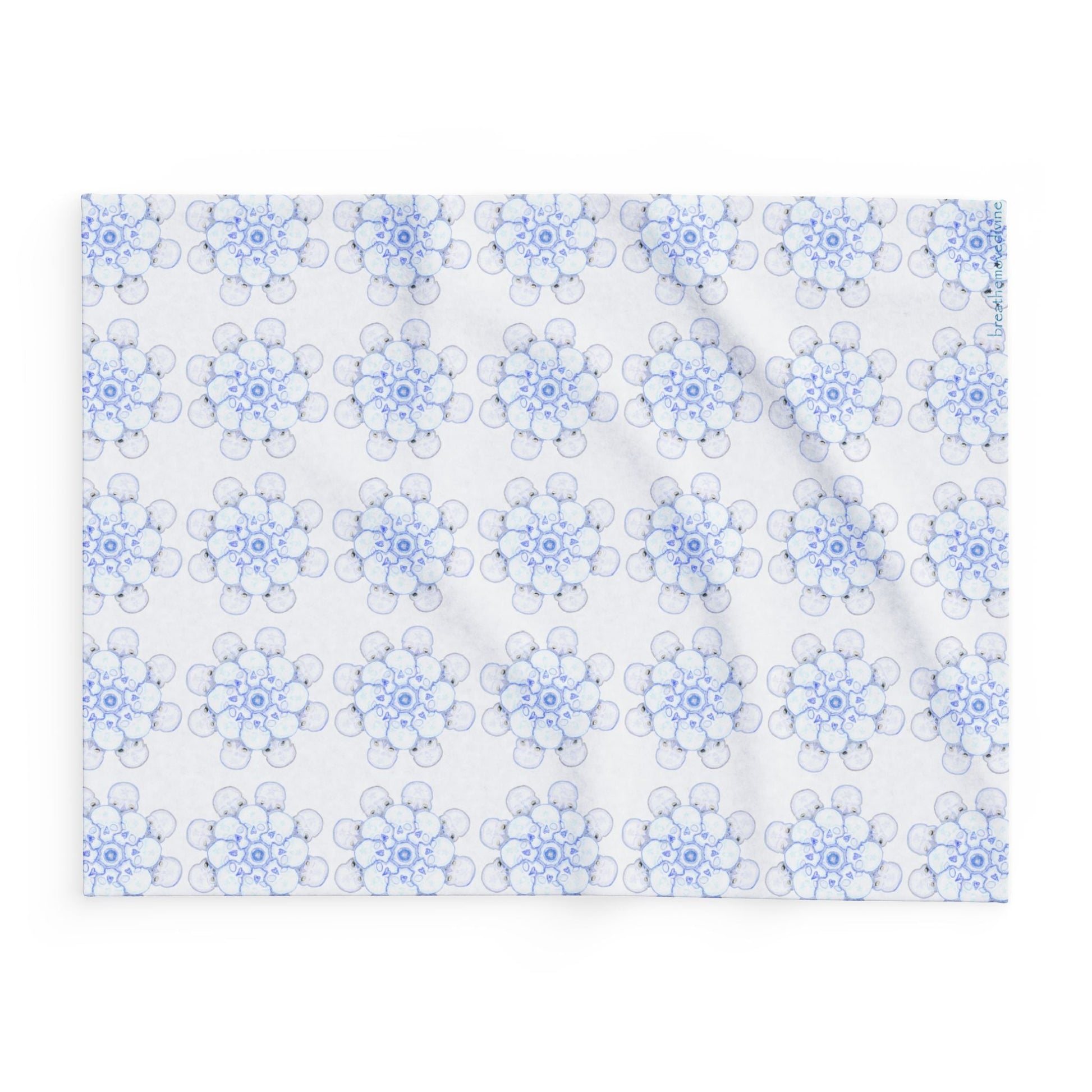 Flowers for Me Cozy Arctic Fleece Blanket | Live to Snuggle - breathemovedivine