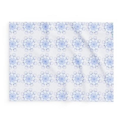 Flowers for Me Cozy Arctic Fleece Blanket | Live to Snuggle - breathemovedivine