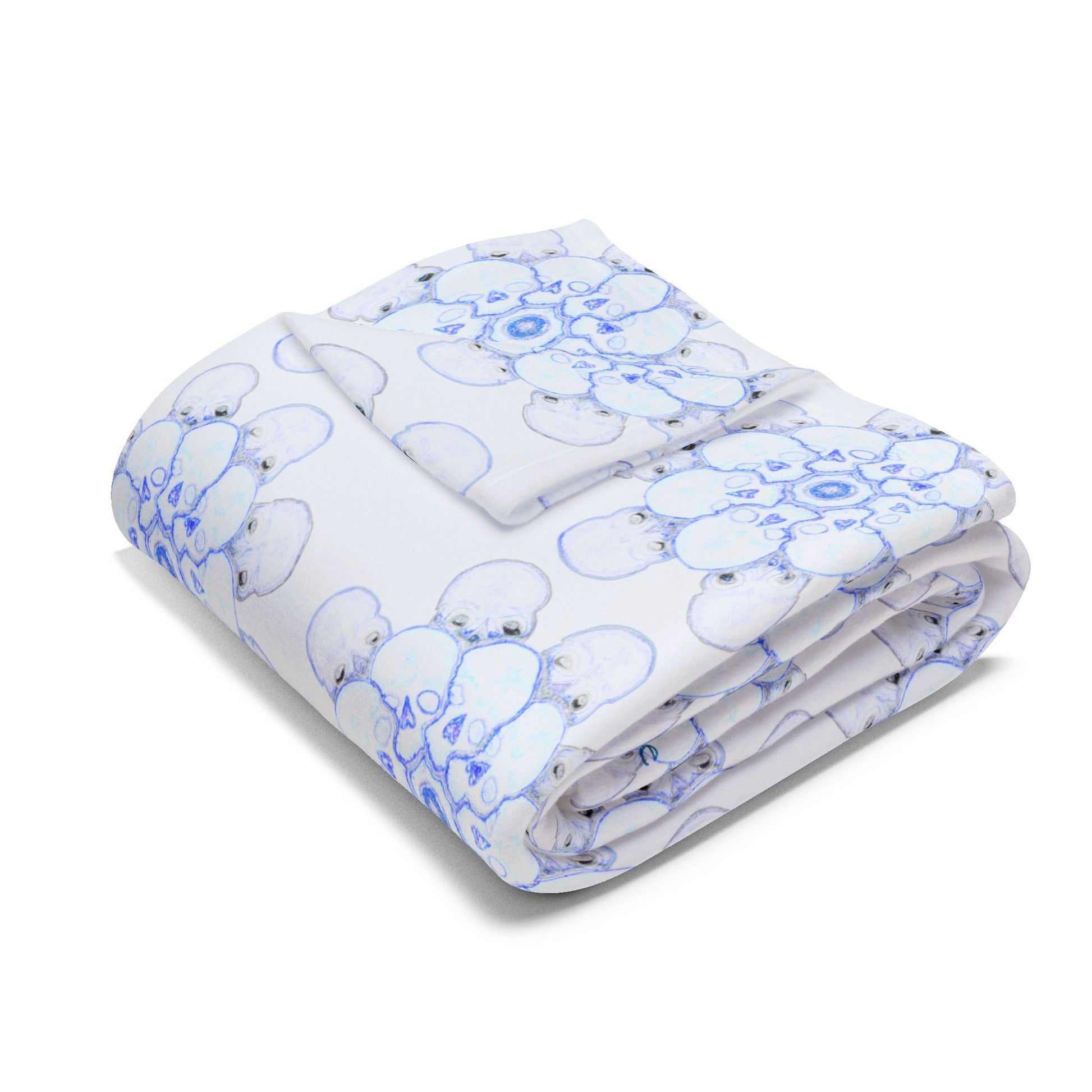 Flowers for Me Cozy Arctic Fleece Blanket | Live to Snuggle - breathemovedivine