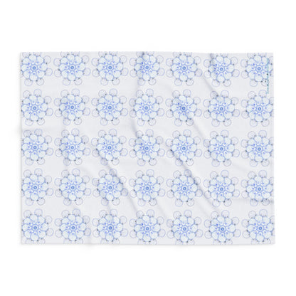 Flowers for Me Cozy Arctic Fleece Blanket | Live to Snuggle - breathemovedivine