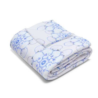 Flowers for Me Cozy Arctic Fleece Blanket | Live to Snuggle - breathemovedivine