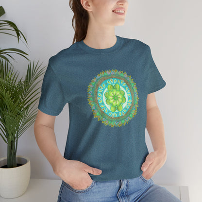 Heart Flame by breathemovedivine Unisex Jersey T - breathemovedivine