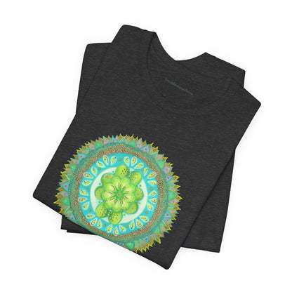 Heart Flame by breathemovedivine Unisex Jersey T - breathemovedivine