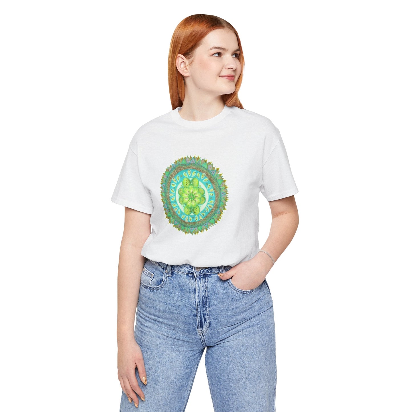 Heart Flame by breathemovedivine Unisex Jersey T - breathemovedivine