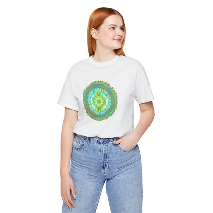 Heart Flame by breathemovedivine Unisex Jersey T - breathemovedivine