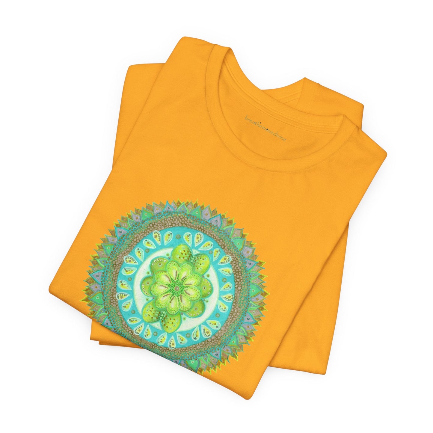 Heart Flame by breathemovedivine Unisex Jersey T - breathemovedivine