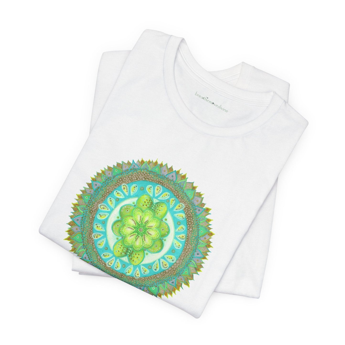 Heart Flame by breathemovedivine Unisex Jersey T - breathemovedivine