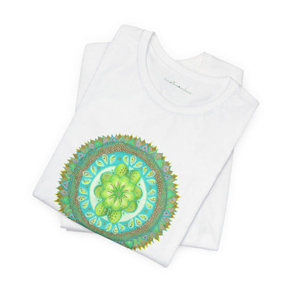 Heart Flame by breathemovedivine Unisex Jersey T - breathemovedivine