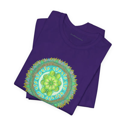 Heart Flame by breathemovedivine Unisex Jersey T - breathemovedivine
