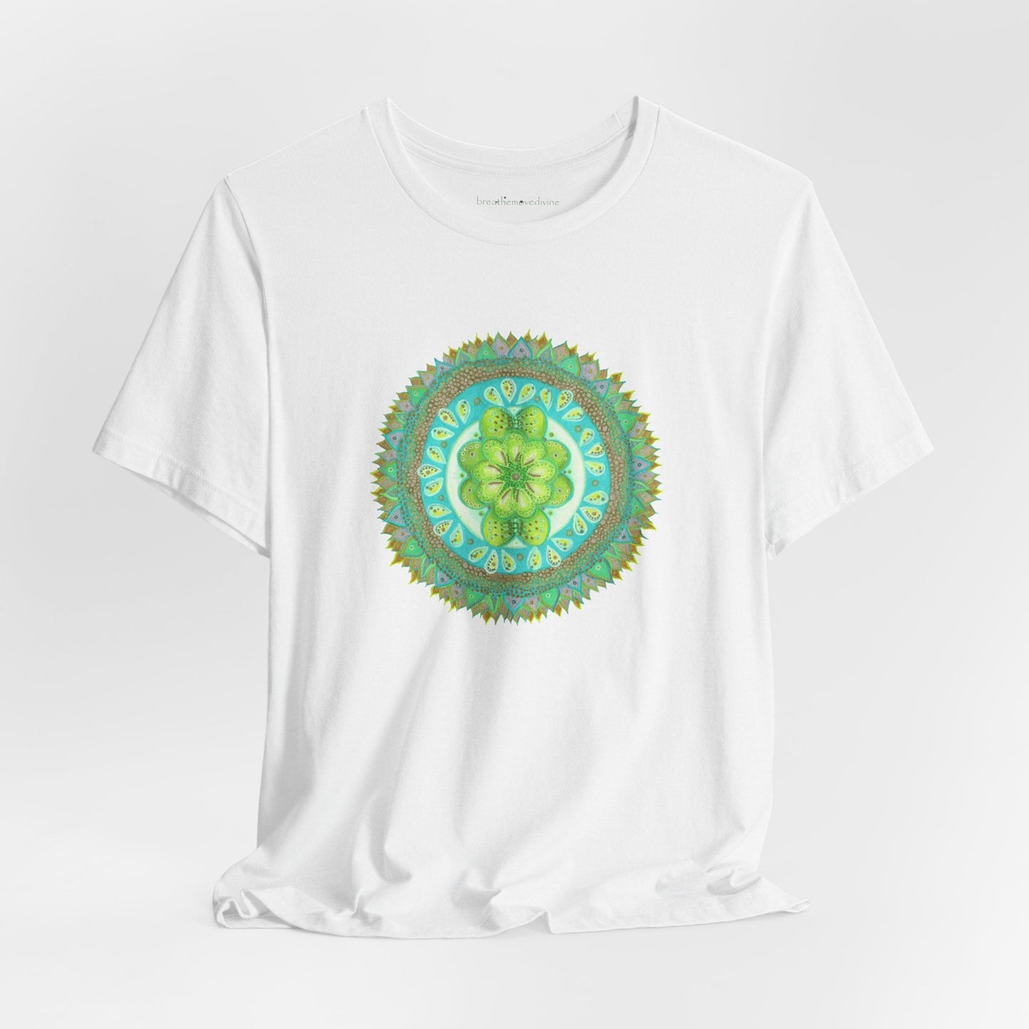 Heart Flame by breathemovedivine Unisex Jersey T - breathemovedivine