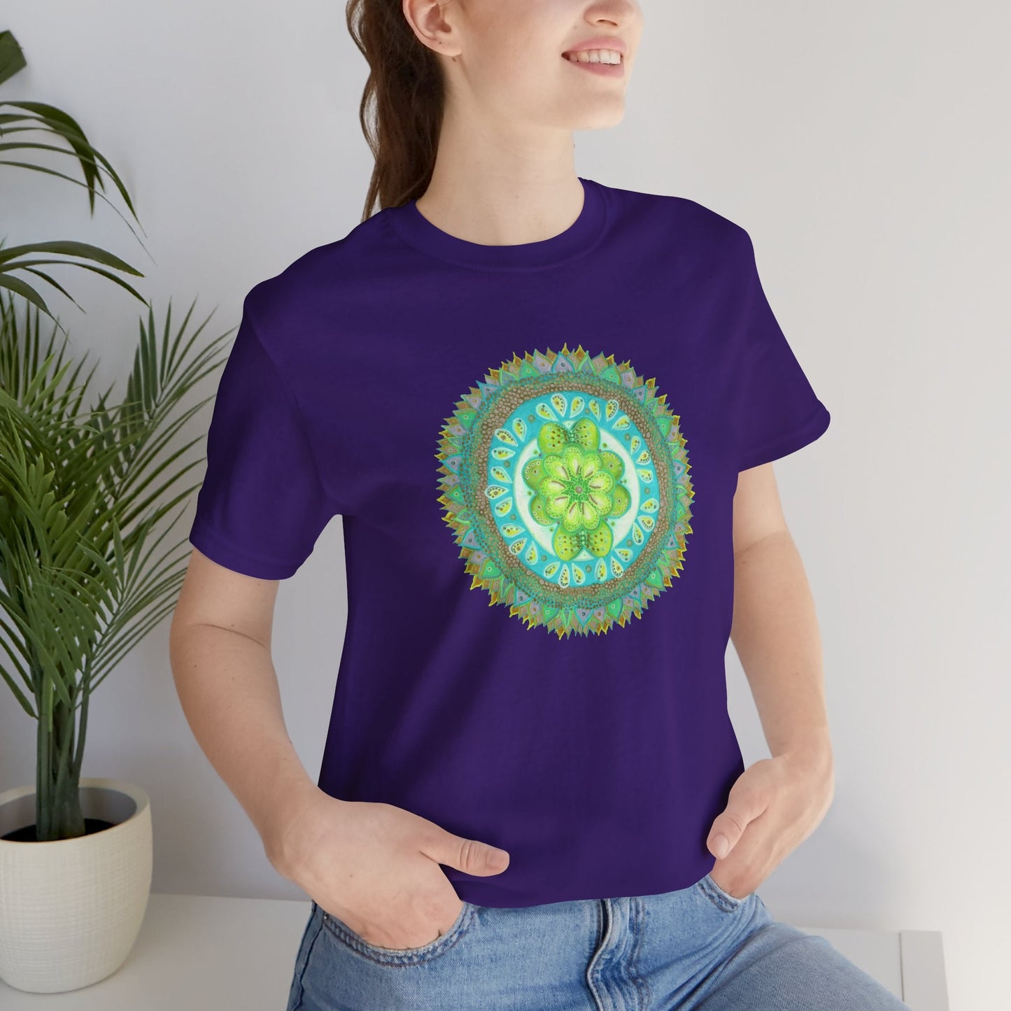 Heart Flame by breathemovedivine Unisex Jersey T - breathemovedivine