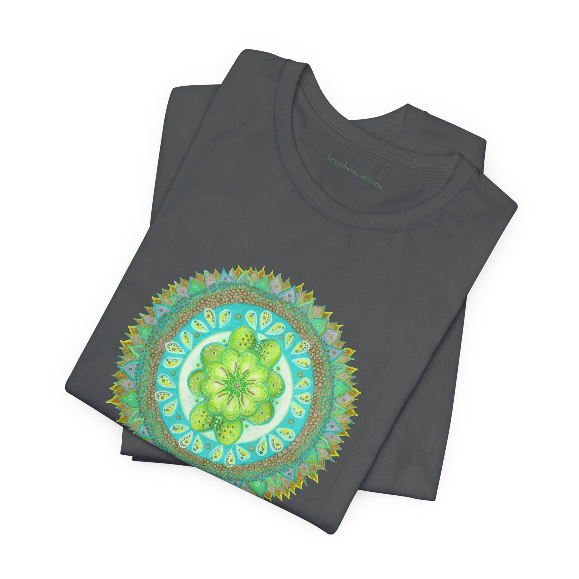 Heart Flame by breathemovedivine Unisex Jersey T - breathemovedivine