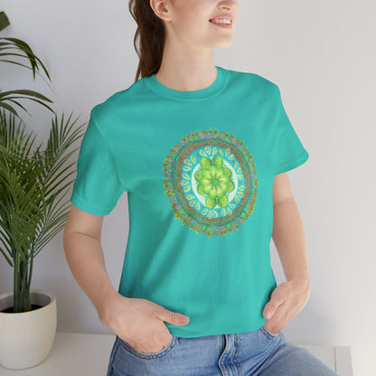 Heart Flame by breathemovedivine Unisex Jersey T - breathemovedivine